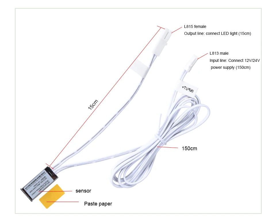12 V/24 V ИК ручная развертка Сенсор переключатель детектор 5A ручной Wave Smart движения Сенсор светильник переключатель для Светодиодные ленты Шкаф Кабинет светильник