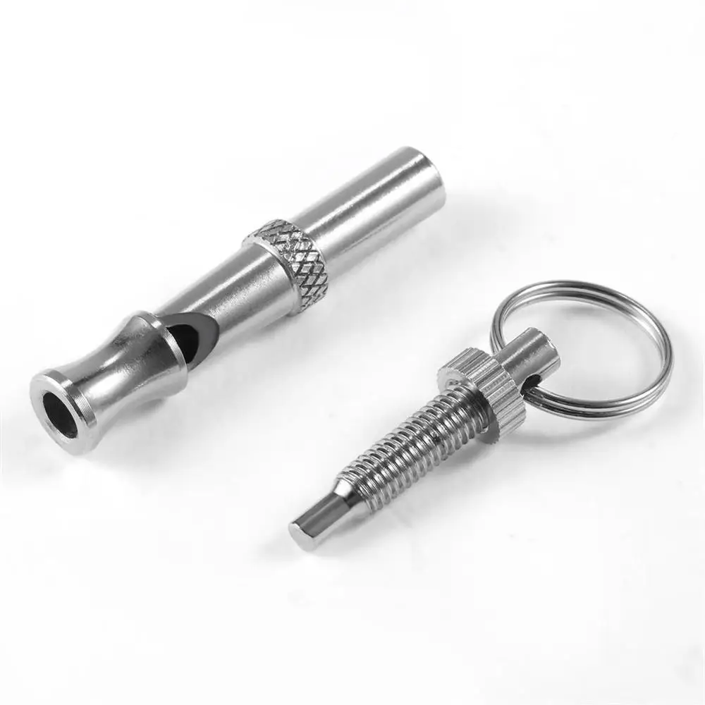 Собаки или домашние животные Регулируемый тренировочный свисток Серебряный |