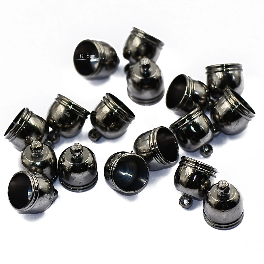 

10pcs Brass Bell End Tip Bead Caps Jewelry Making Findings Hematite