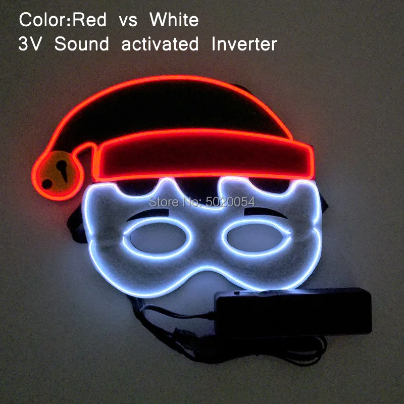 Новинка 2 цвета комбинированная Счастливого Рождества маска с холодной