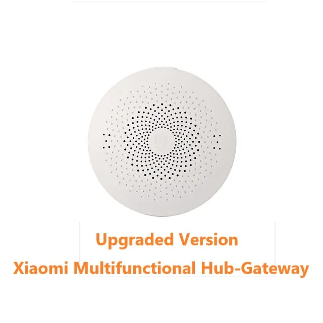 Gateway Xiaomi Aqara, настенный светильник, переключатель ZigBee, нейтральная версия, одна двойная кнопка, ключ, умный дом для MiHome, приложение MIJIA, шлюз, обновлен - Цвет: Gateway
