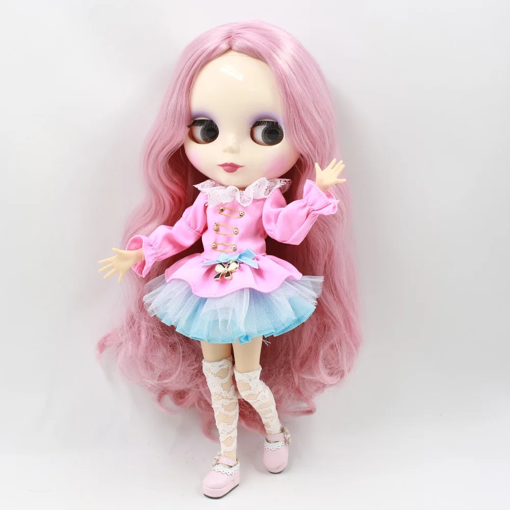 Blyth кукла ледяной licca тело розовый и синий винтажный наряд 1/6 Подарочная игрушка