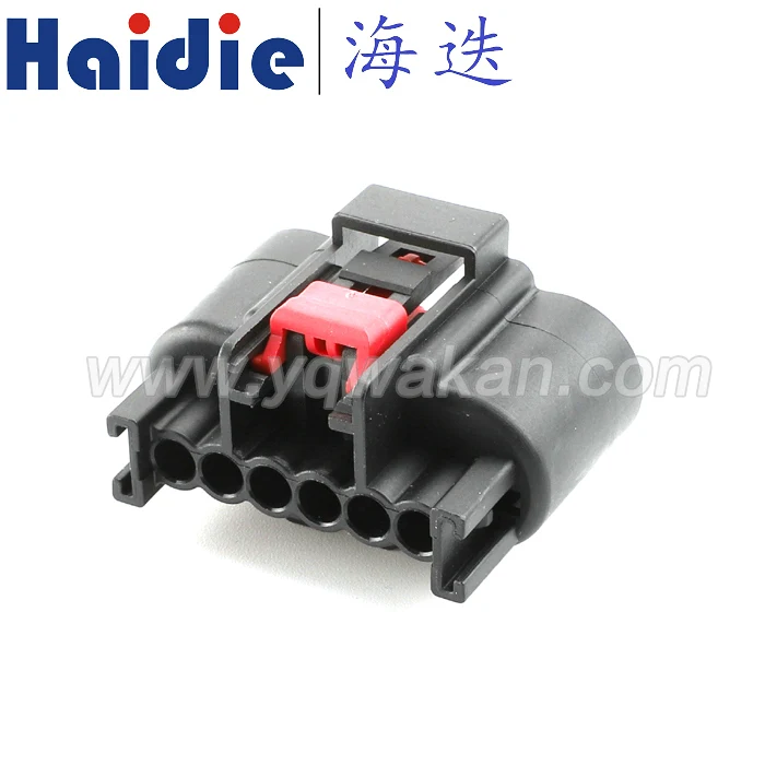 

Free shipping 2sets 6pin auto wiring harness plug cable sealed plastic connector