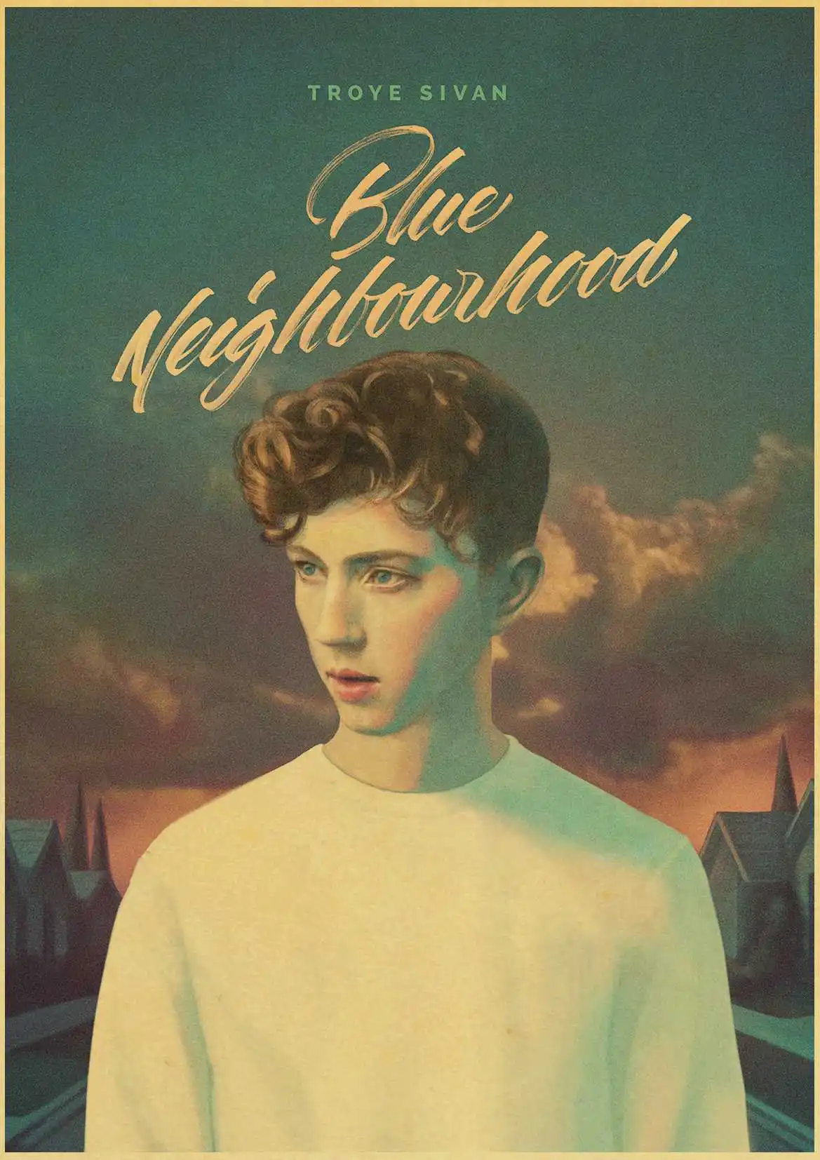 Австралия певец Troye Sivan альбом фото ретро постер ВИНТАЖНЫЙ ПЛАКАТ настенный Декор для дома Бар Кафе для детской комнаты - Цвет: D142