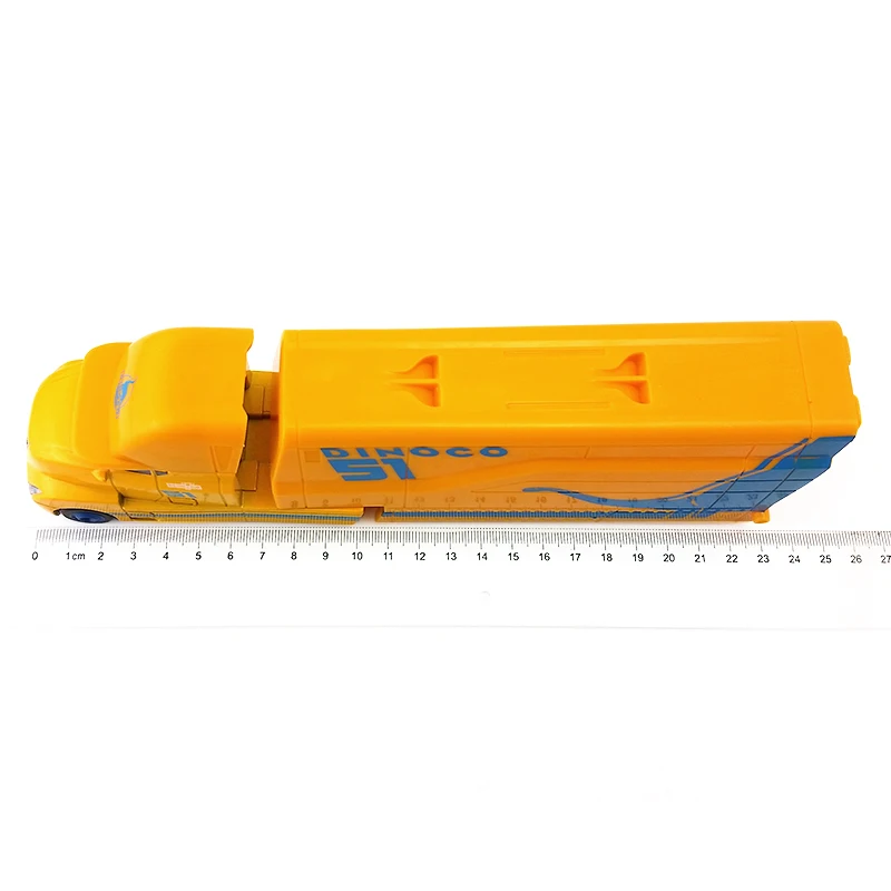 Дисней Pixar Cars 3 Dinoco Cruz Ramirez's Hauler 1:55 литой игрушечный автомобиль совершенно новый