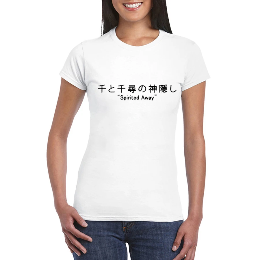 Японские хлопковые футболки с буквенным принтом женские tumblr Harajuku Женская печать