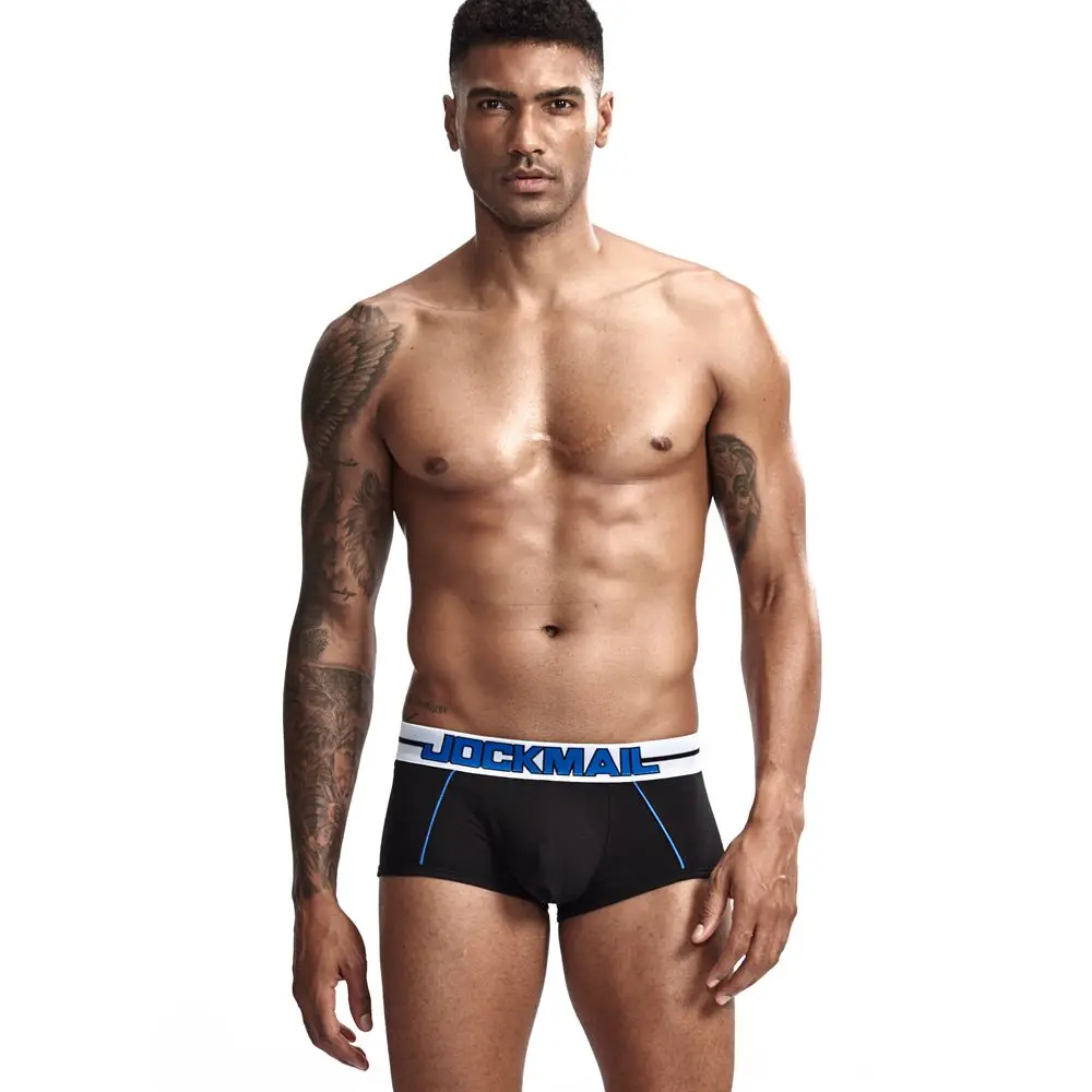 JOCKMAIL, Мужская одежда, новинка, мужские боксеры, фирменное Мужское нижнее белье, хлопок, дышащие, сексуальные, cueca, боксеры, ropa interior hombre slip