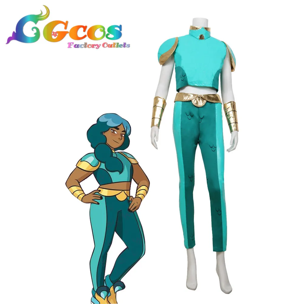 CGCOS Бесплатная доставка Косплей Костюм She-Ra и принцессы силы мермиста Униформа