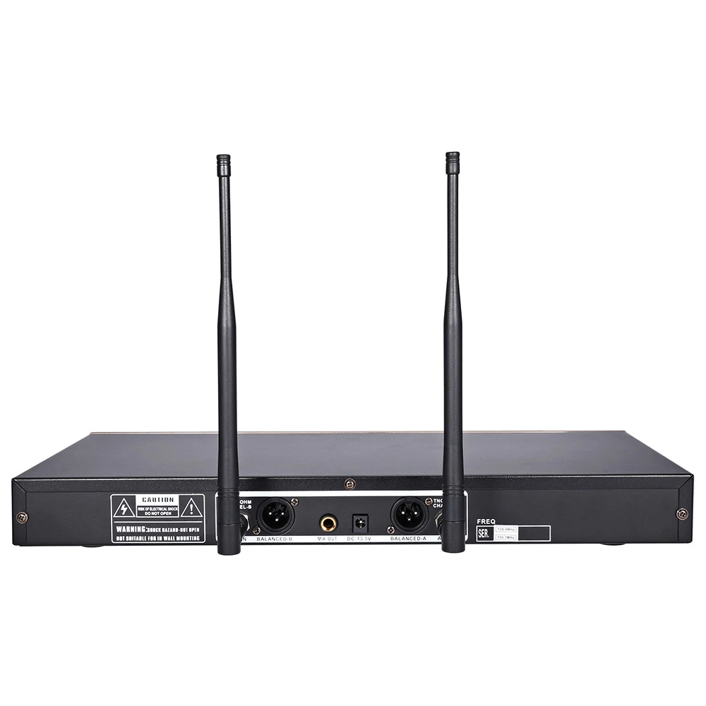 WEISRE U 3316 Профессиональный UHF беспроводной ручной двухканальный передатчик с микрофоном 740 790 МГц|mic set|uhf
