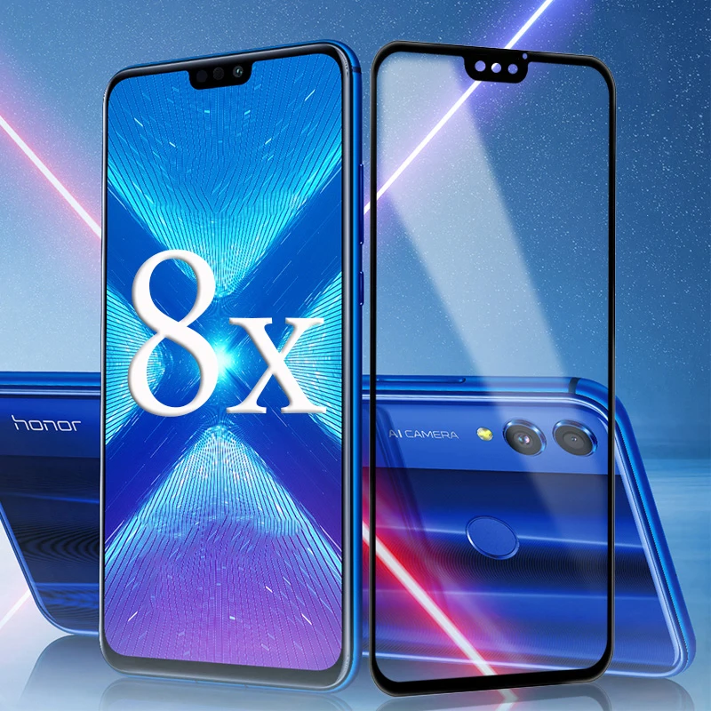 Закаленное стекло для Huawei Honor 8x 8c honor 10 Lite 20 7x play Противоударная защита экрана 8X10 lite