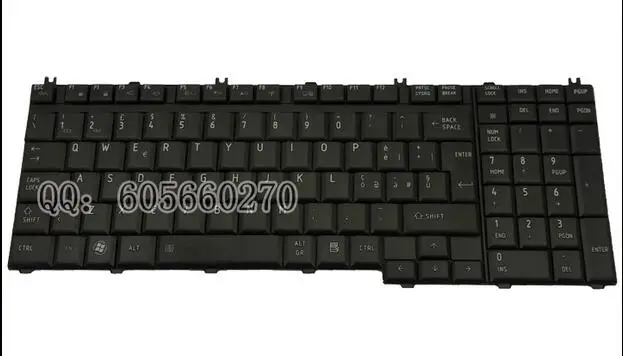 Клавиатура для Toshiba Satellite A500 A500D A505 Equium L350 L350D P200 P300