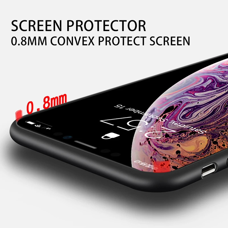 Роскошный ударопрочный чехол iHaitun для iPhone XS MAX XR X ультра тонкий мягкий прозрачный