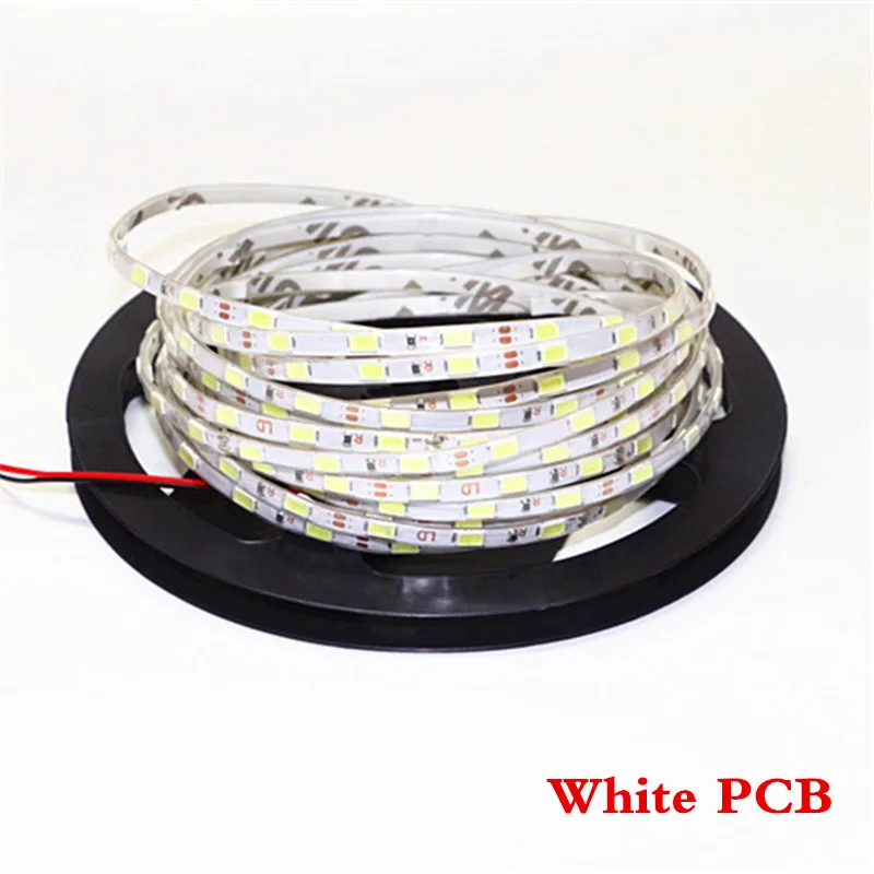Ультра яркий 5 мм ширина 5630 5730 SMD гибкая светодиодная лента светильник 60