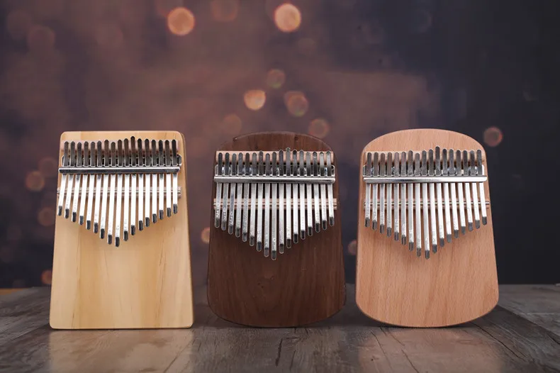 17 клавиш тона сандаловое дерево Kalimba Африканский Mbira большой палец пианино