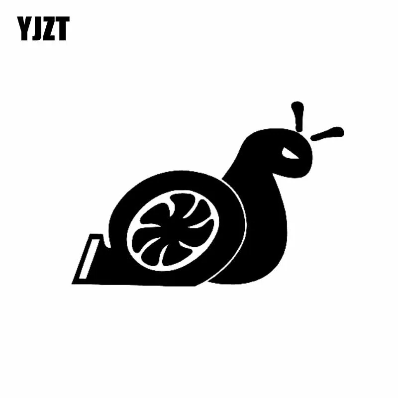 YJZT 10 2 см * 6 7 Виниловая наклейка для автомобиля с эффектом захлопывания турбо