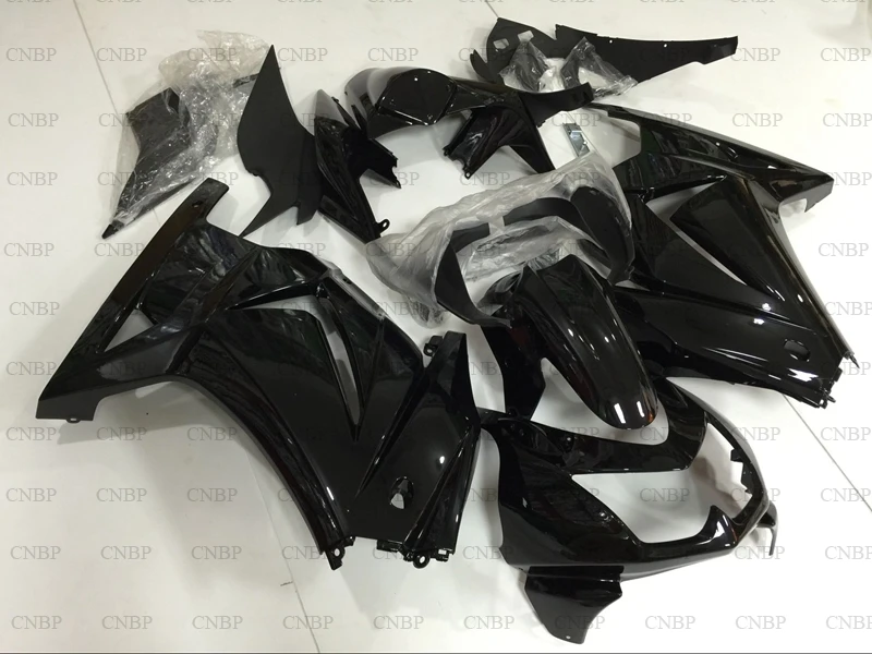 EX 250 2008 - 2014 комплекты для тела Ninja 250R 2010 Обтекатели глянцевые черные | Дом и сад
