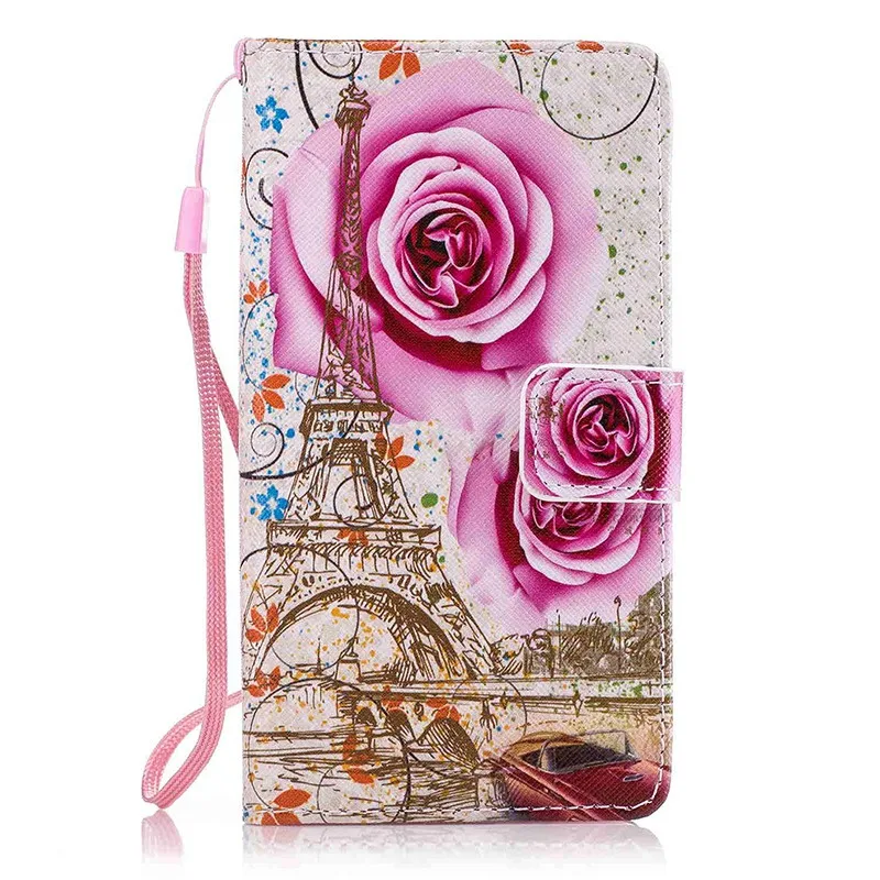 Style 5 Модный флип-чехол из искусственной кожи, кожаный чехол-кошелек для Wiko Lenny4 Lenny3 Lenny2 Lenny 4 3 2 4G LTE Rose, защитная оболочка для телефона, чехол - Цвет: Style 5