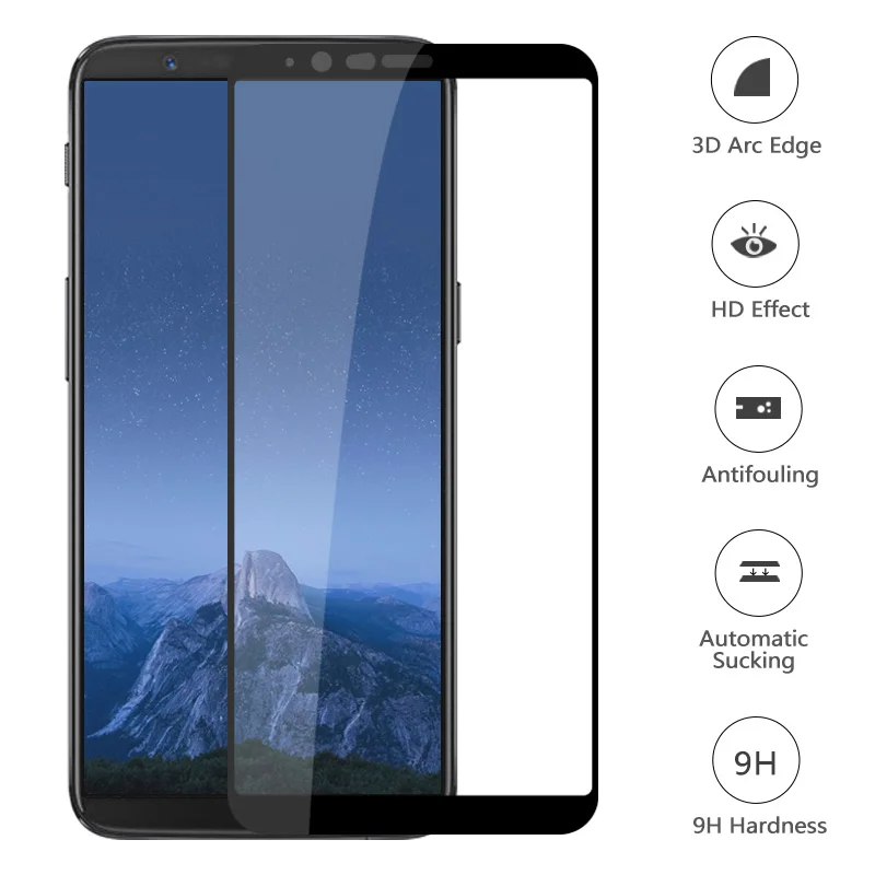 Для One Plus 5T защита экрана закаленное стекло 6 01 &quotдля Oneplus 1 + Взрывозащищенная