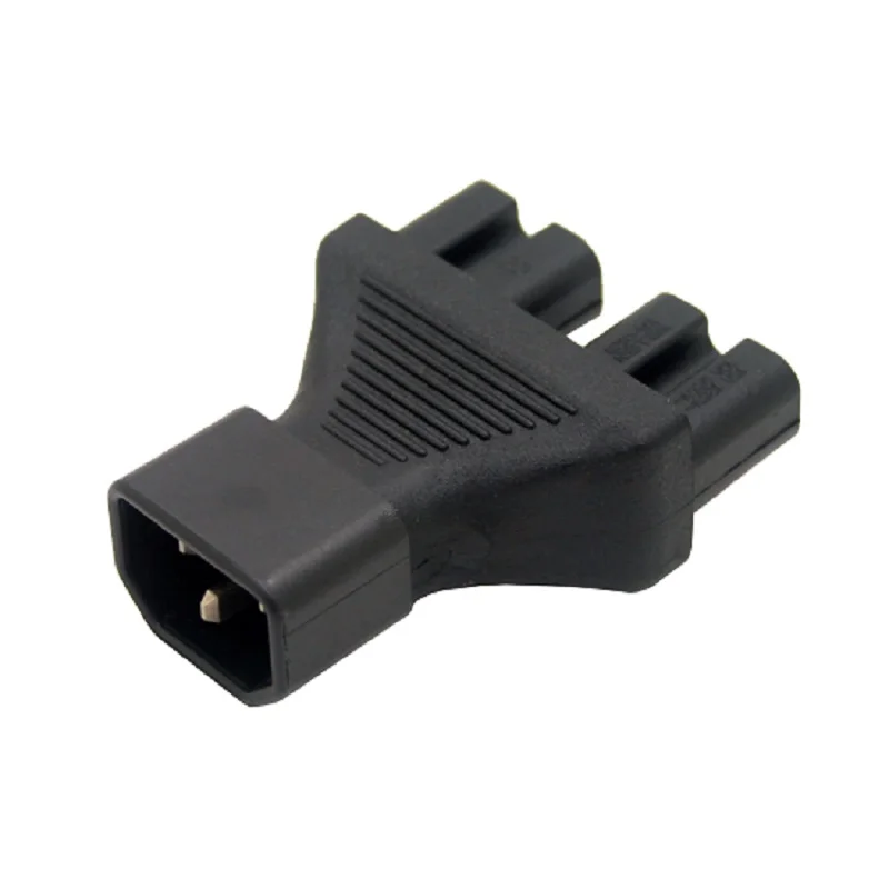 Адаптер питания C14-2 * C15 IEC320 C14-2 * IEC320 C15, Переходник штекер-2 * гнездо Y-разветвитель