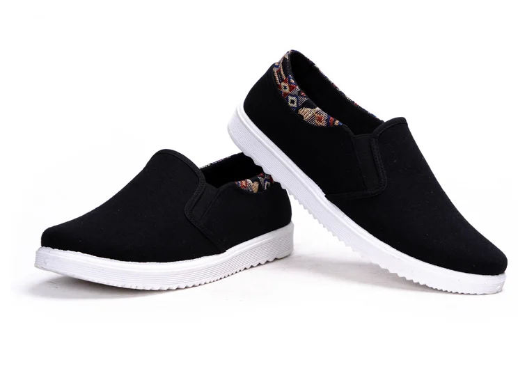 HUANQIU 2018 fashion spring/autumn breathable canvas shoes men sneakers low top flats Men Non-slip casual ZLL505 |