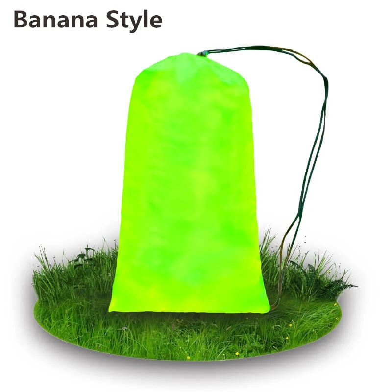 fruit green banana 210T Ripstop портативный надувной диван ленивый мешок laybag надувной диван-кровать для внутреннего или наружного надувного шезлонга спальный мешок - Цвет: fruit green banana