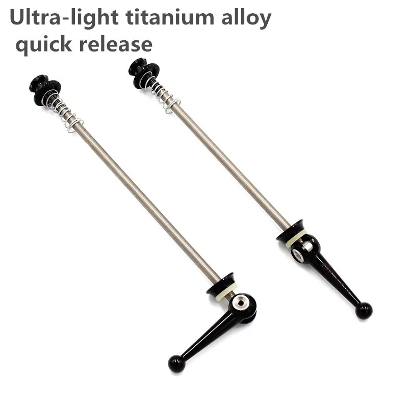 Новинка Сверхлегкий складной дорожный велосипед из титанового сплава QR 100/130 мм