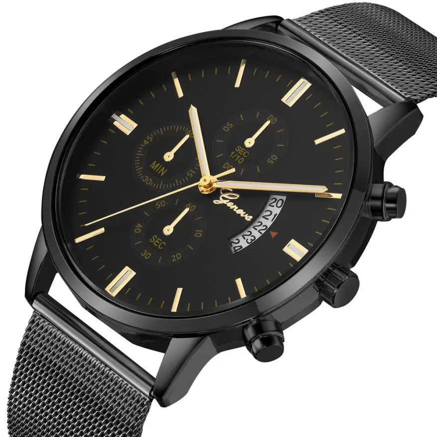 Reloj 2018 модные военные кварцевые мужские часы с большим циферблатом спортивные