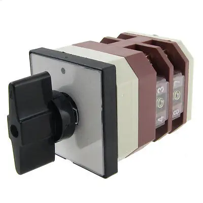 AC 380V 220V ВКЛ/ВЫКЛ 2 положения Поворотная камера универсальный переключатель