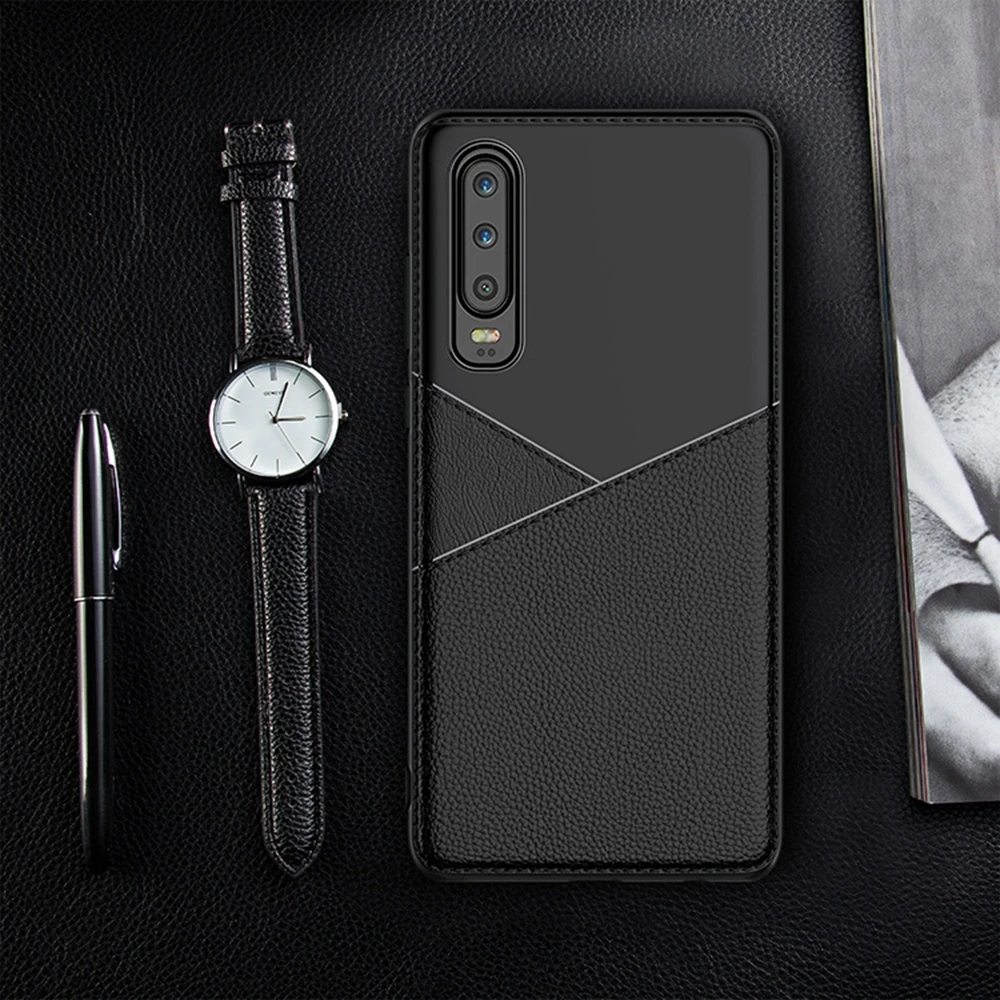 Чехол для Huawei Mate 20 Lite силиконовый мягкий чехол из искусственной кожи Pro P Smart 2019 Plus