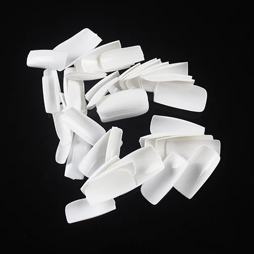 Накладные ногти кунстнагель для красивых ногтей советы по дизайну Ferramentas Faux Ongles Naturel прозрачный Маникюр 50 шт. акрил Unghie Finte - Цвет: full tips white