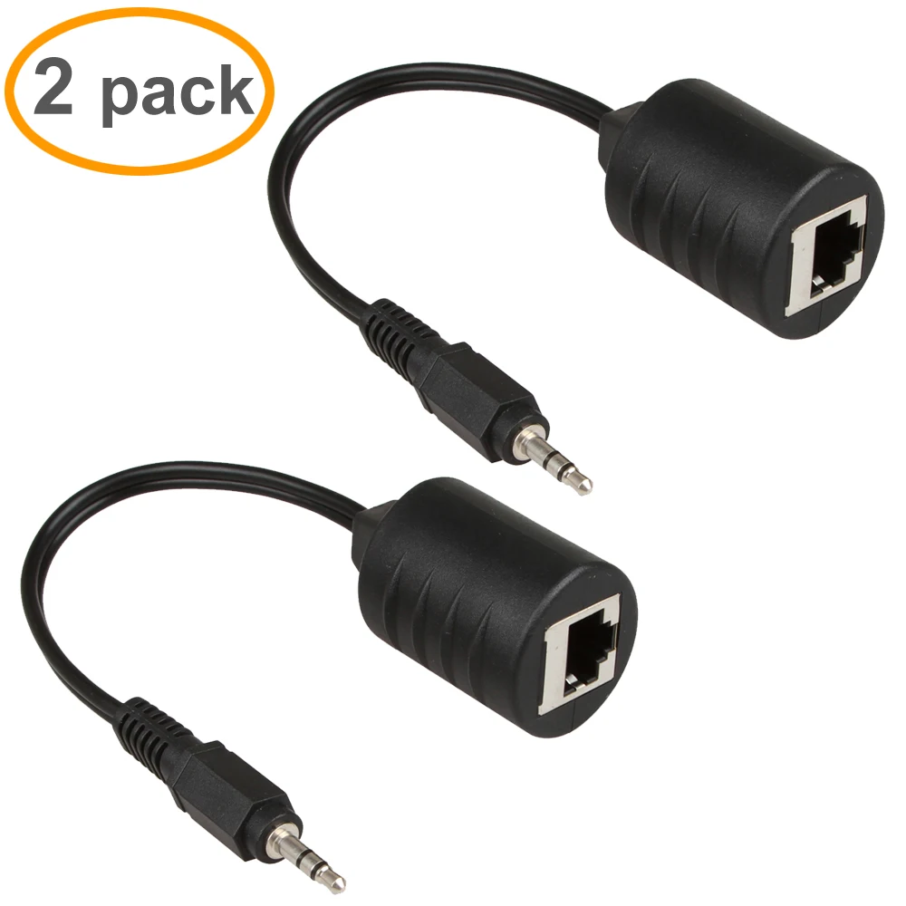 Relper-Lineso 150 м стерео Удлинитель для головок DC3.5mmTo RJ45 Женский Аудио Видео балун