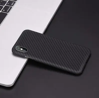 Full edge Matte Обновление не влияет на сигнал Настоящее углеродное волокно полный край чехол ультра-светильник крышка для iphone XR XS MAX 8 7 6s карбоновый чехол - Цвет: Full edge Matte