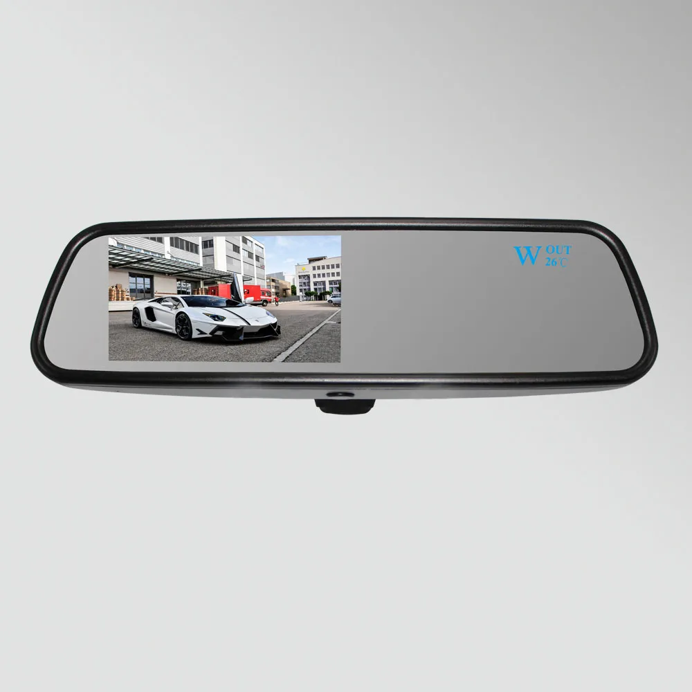 Мониторы для автомобильного зеркала цветной TFT светодиодный экран 4 5 дюйма очень