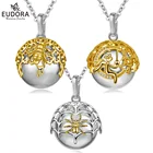 Eudora 20 мм роскошный золотой мексиканский кулон бола Harmony Chime Ball, кулон в виде ангелапчелыпаука, ожерелье для беременных, ювелирные украшения B315