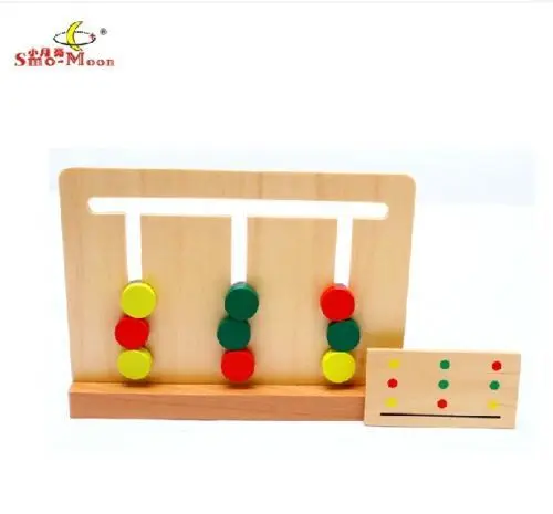 Деревянная игрушка подарок на день рождения Монтессори детские забавные раннего