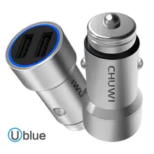Chuwi ublue автомобильное зарядное устройство 17 W/3.4A dual usb автомобильное зарядное устройство для iphone 7/7 плюс/6s/6 кроме того, ipad air/mini/pro с смарт заряда