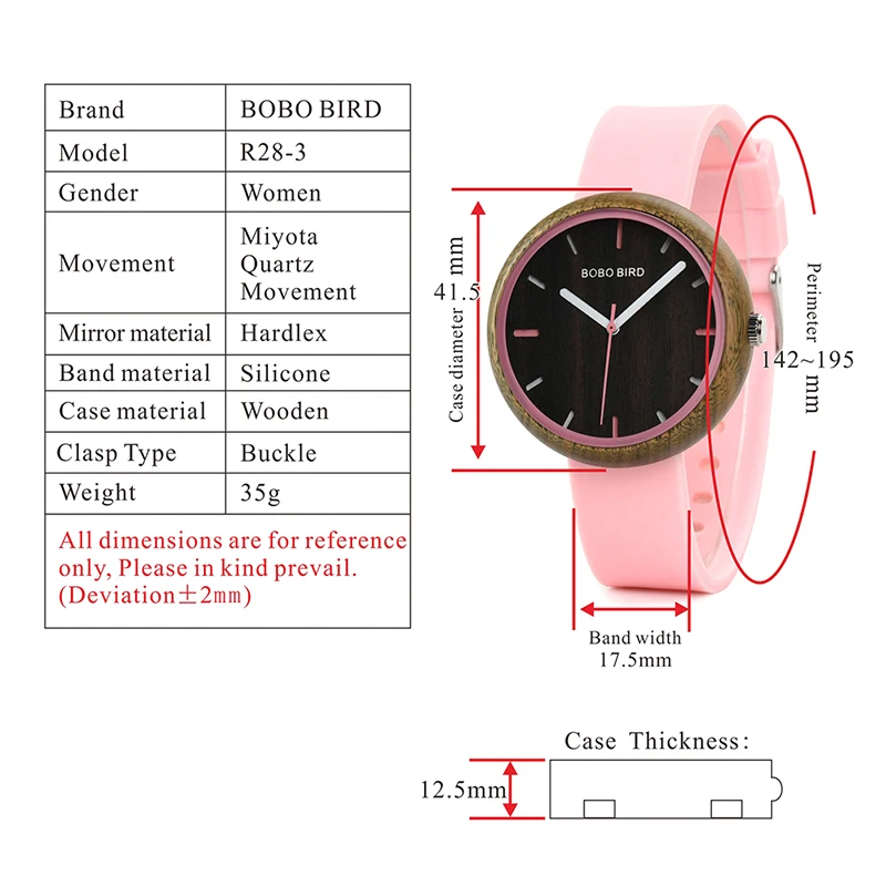 Reloj Mujer BOBO BIRD модные женские часы с цветным силиконовым ремешком в подарочной коробке, принимаются на заказ