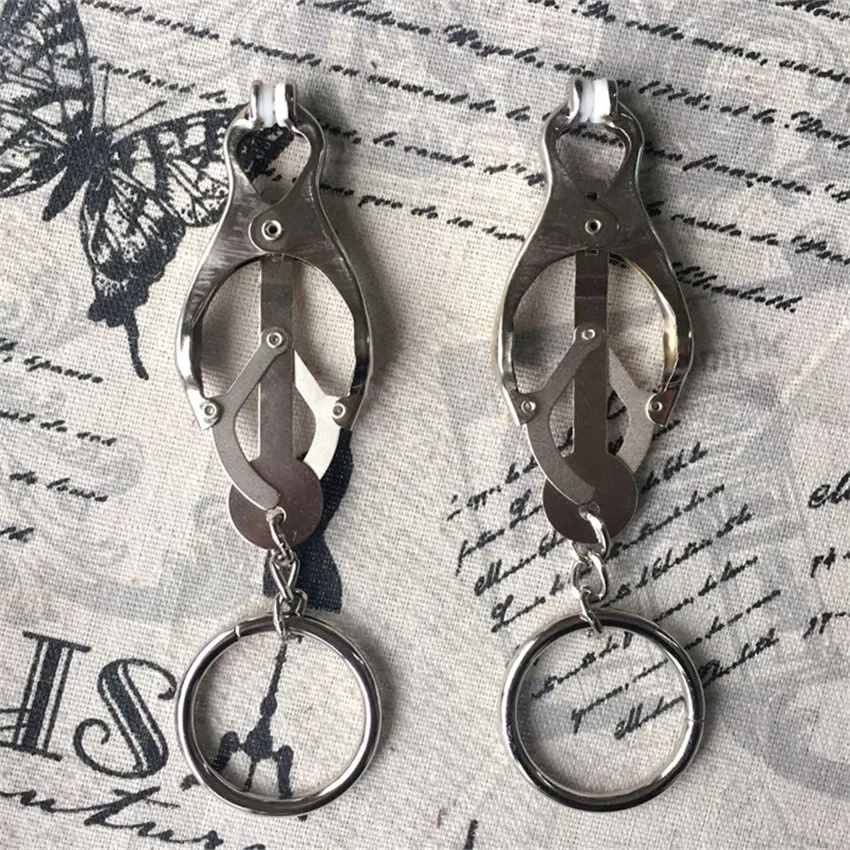 Металлический стимулятор для груди зажимы сосков цепи женщин и мужчин