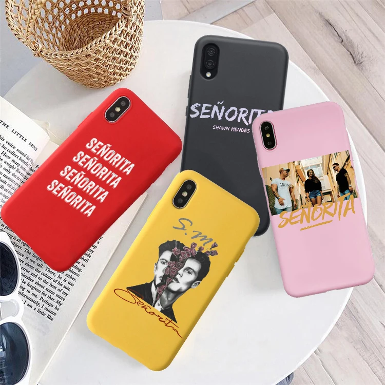 Цветной Мягкий силиконовый чехол Shawn Mendes Camila Cabello senorita для iPhone 5 6 7 8 8plus x XS xsmax 11