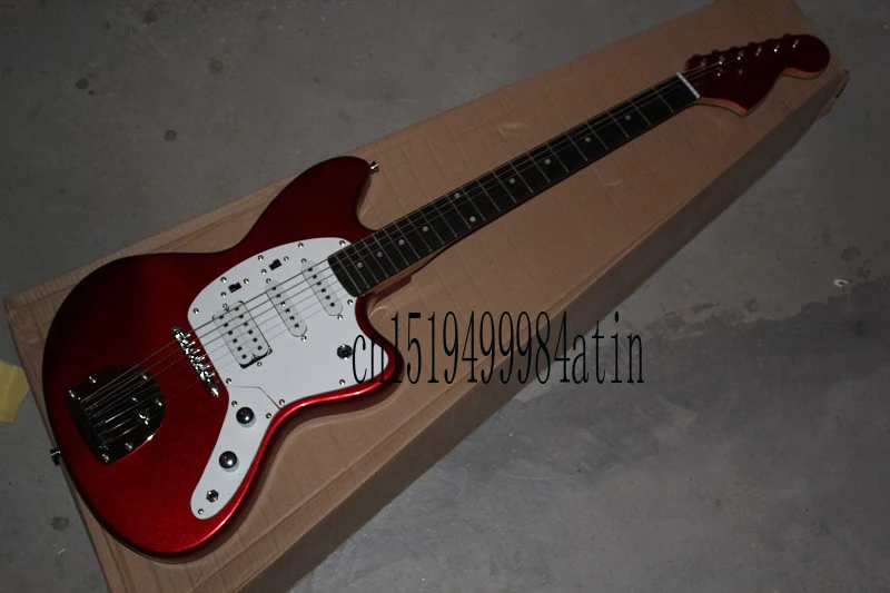 Одежда высшего качества завод гитара Золотой JAGUAR Custom Shop Электрогитары Stratocaster на