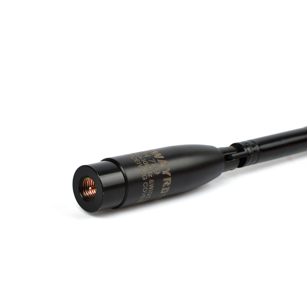 HYS SMA-Male телескопическая антенна двухдиапазонная UHF VHF 430 мГц 144 для портативной