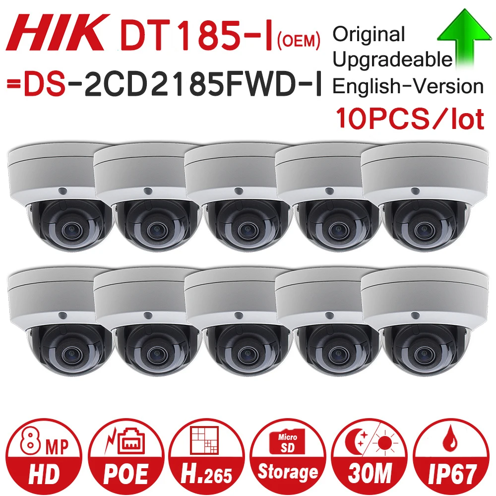 Hikvision ip камера от производителя оригинального оборудования DT185 I = DS 2CD2185FWD 8MP сети