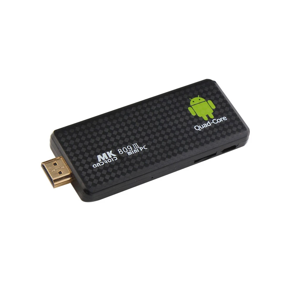 MK809 III Android4.4 tv box придерживайтесь Quad Core mini pc 2 Г/8 Г wi-fi MK809III мини-пк XBMC + Rii i8 2.4