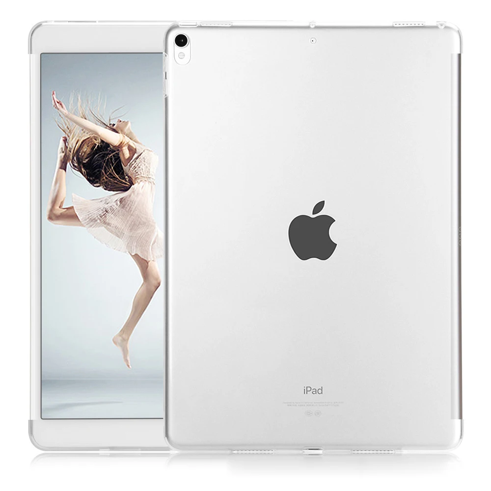 Чехол для iPad Pro 10,5/iPad, силиконовый мягкий чехол на заднюю панель, подходит для смарт-клавиатуры, тонкая задняя оболочка для iPad 9,7
