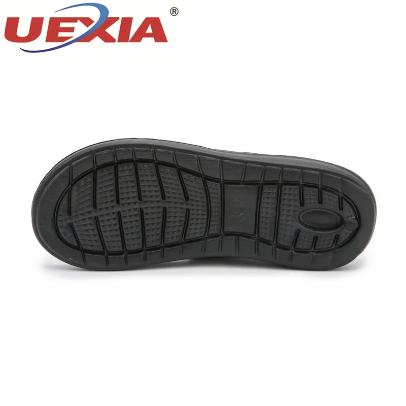UEXIA Пляжные сланцы Повседневное Slip-on Туфли без каблуков сандалии Мужская обувь