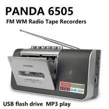 PANDA 6505 FM AM радио магнитолы USB флэш-накопитель MP3 Воспроизведение радио кассетный плеер
