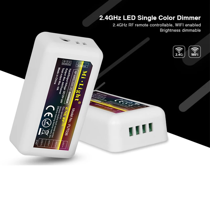 Milight 2 4G 4 зонный WiFi светодиодный контроллер iBox + RF сенсорный пульт регулировка