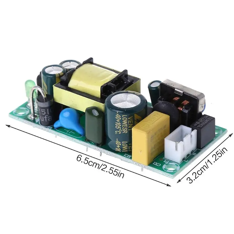 AC-DC 12 В 1.5A импульсный источник питания модуль AC100-265V плата для замены Ремонт для lishao обустройство дома