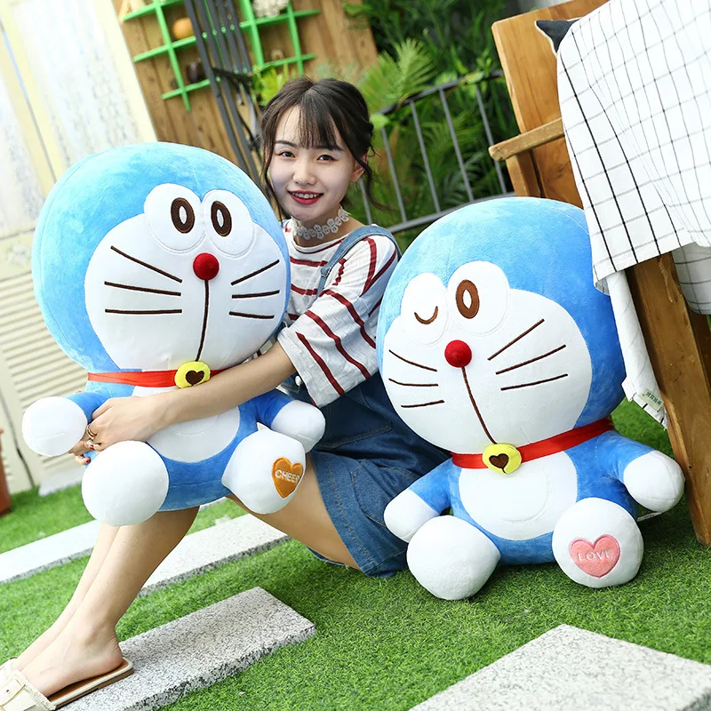 Большая кукла из аниме Stand By Me Doraemon мягкая плюшевая игрушка кошка 6 видов стилей