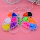 Бабочка 600 шт Diy игрушки для детей резинки ткацкий станок браслет красочные резинки дети девочка подарок лента для волос ручной работы тканые браслеты